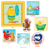 Babblarna Min första bokhylla BADA