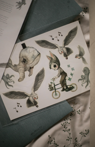 Tatueringar Land of birds Mrs.Mighetto