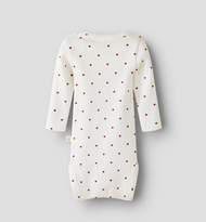 TRYCKT BODY - NBFGAGO LS SLIM BODY LIL NOOS - Coconut Milk HEART