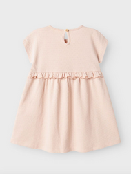 Lil' Atelier MINI KLÄNNING I EKOLOGISK BOMULL - Peach Whip
