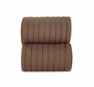 CONDOR - RIB SHORT SOCK: STL 23-26 (4år) COLOUR #347 TABACO