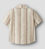 Skjorta 92-128 - NMMFIBERT SS LOOSE SHIRT LIL
