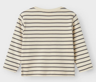 RANDIG LÅNGÄRMAD TOPP - NMMLIMIA LS LOOSE TOP LIL NOOS - POPPY SEED