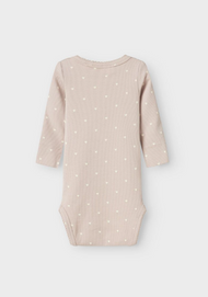 NBFGAGO LS SLIM BODY LIL NOOS - Grey Morn / Heart