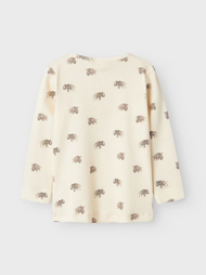 Lil' Atelier SLIM FIT TOP MED LÅNGA ARMAR - TurtleDove