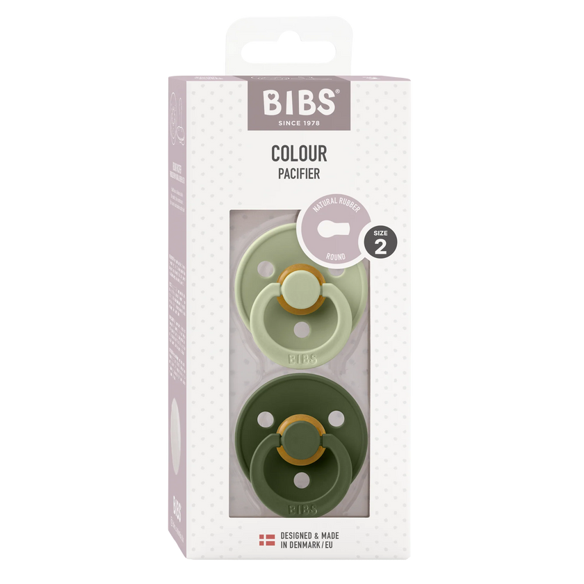 BIBS 2-pack Nappar – (Sage/Hunter Green)