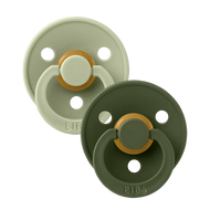 BIBS 2-pack Nappar – (Sage/Hunter Green)