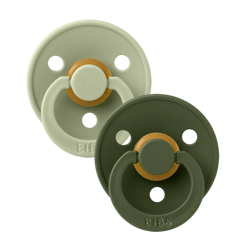 BIBS 2-pack Nappar – (Sage/Hunter Green)