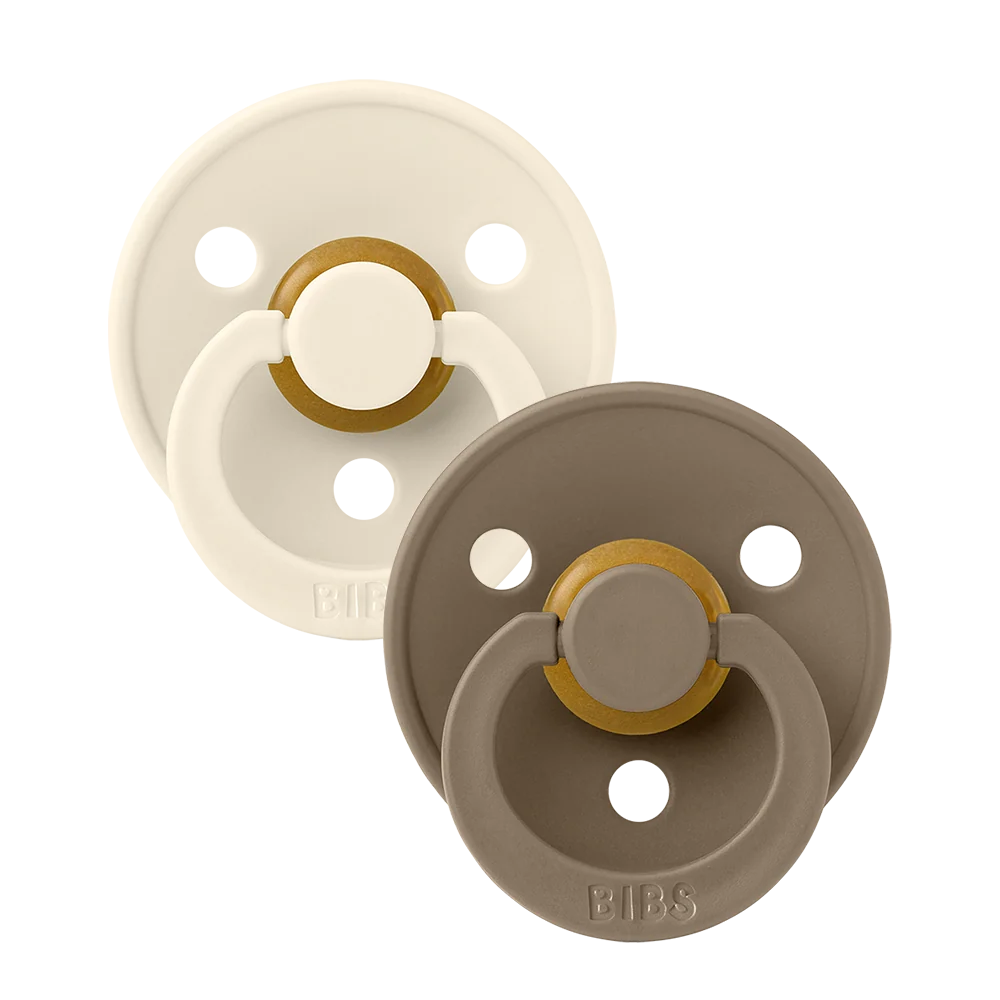 BIBS 2-pack Nappar – (Ivory/Dark Oak)