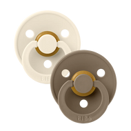 BIBS 2-pack Nappar – (Ivory/Dark Oak)