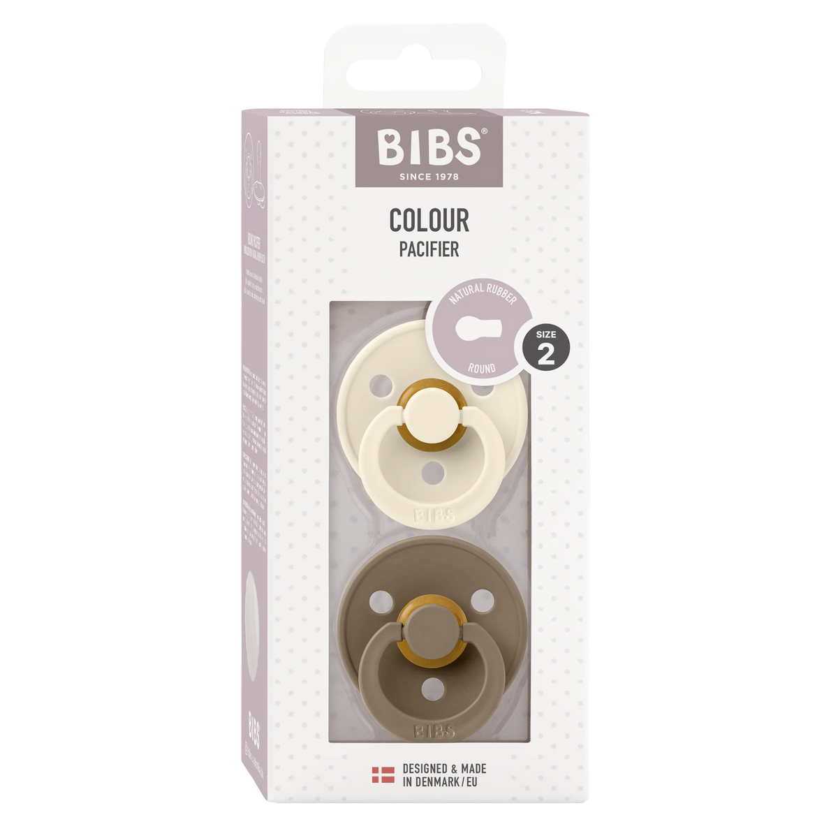 BIBS 2-pack Nappar – (Ivory/Dark Oak)