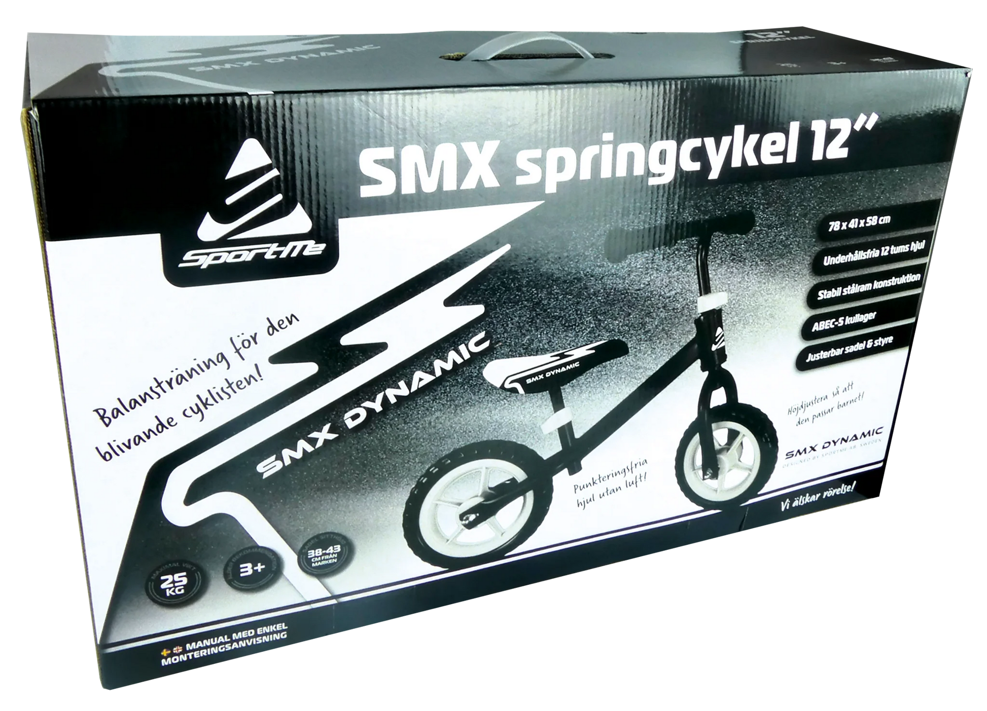 SMX Springcykel 12" rek. 3år och uppåt