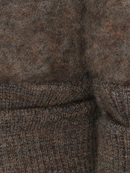 HUTTEliHUT Vantar i ullfleece -  Brown Melange