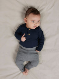 ENKEL RIBB LEGGINGS - NBNKAB LEGGING NOOS - Mockingbird MELANGE