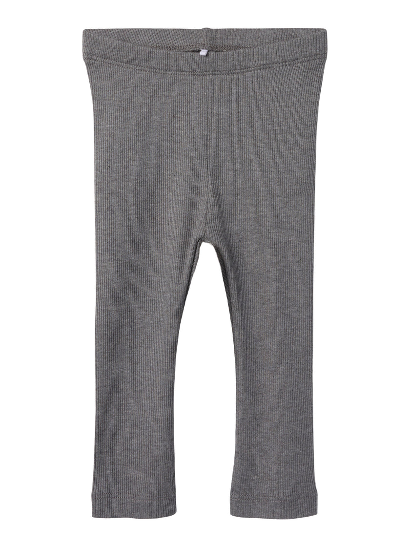 ENKEL RIBB LEGGINGS - NBNKAB LEGGING NOOS - Mockingbird MELANGE