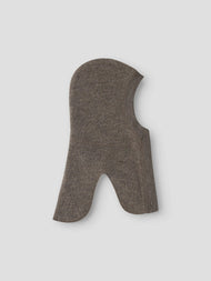 Balaclava i 100% merinoull för baby - NBFWMINO WOOL BRU BALACLAVA - Morel