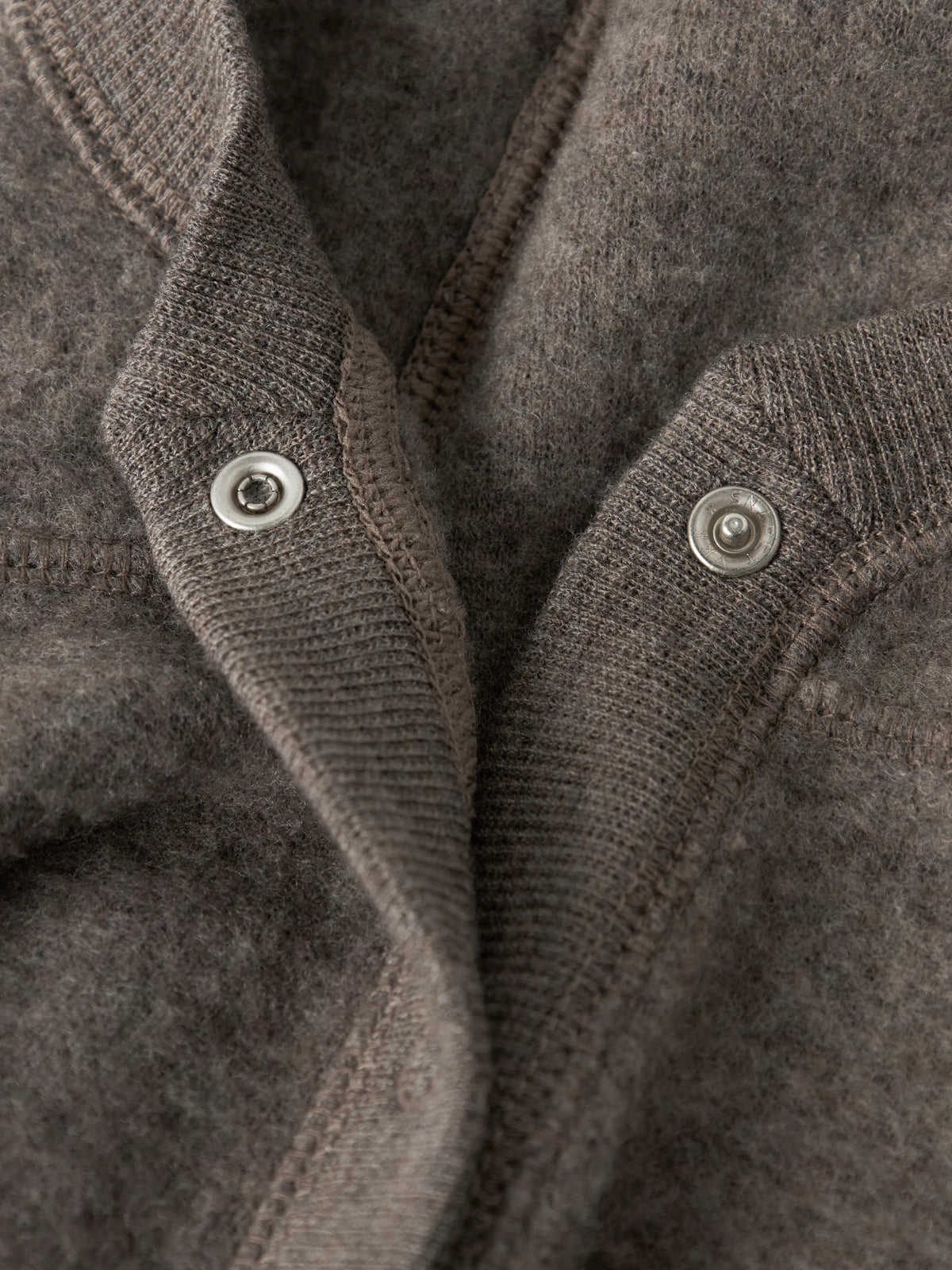 Balaclava i 100% merinoull för baby - NBFWMINO WOOL BRU BALACLAVA - Morel