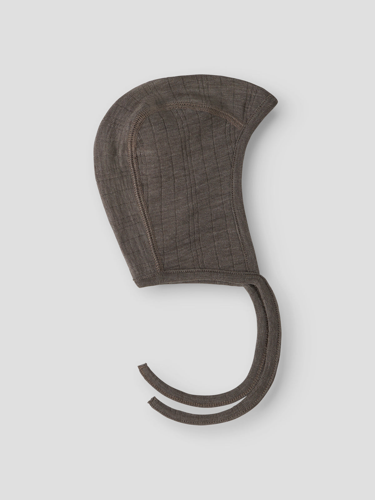 Babymössa i 100% merinoull med knytband – MorelNBMWANG WOOL NEEDLE HAT - Morel