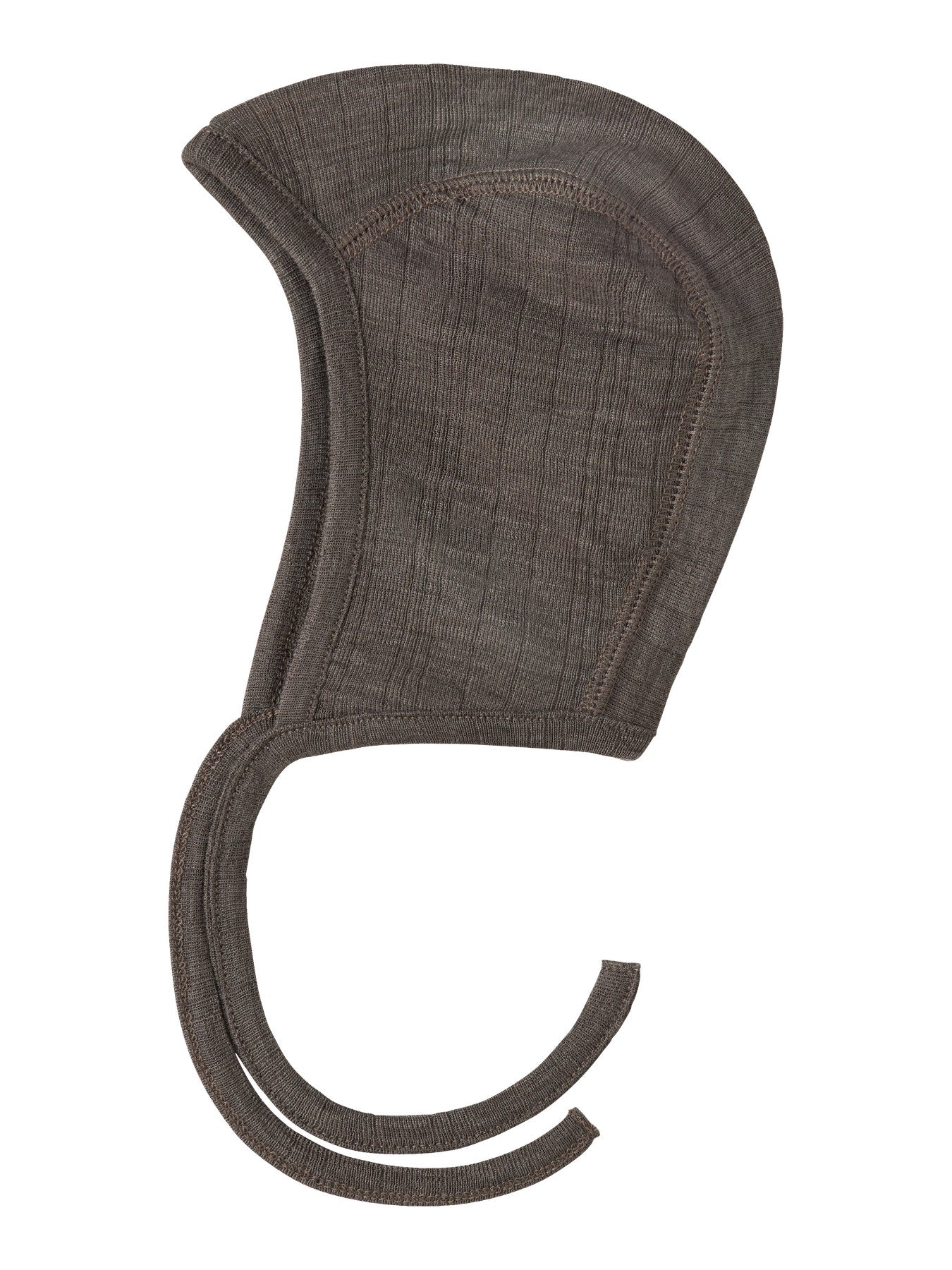 Babymössa i 100% merinoull med knytband – MorelNBMWANG WOOL NEEDLE HAT - Morel