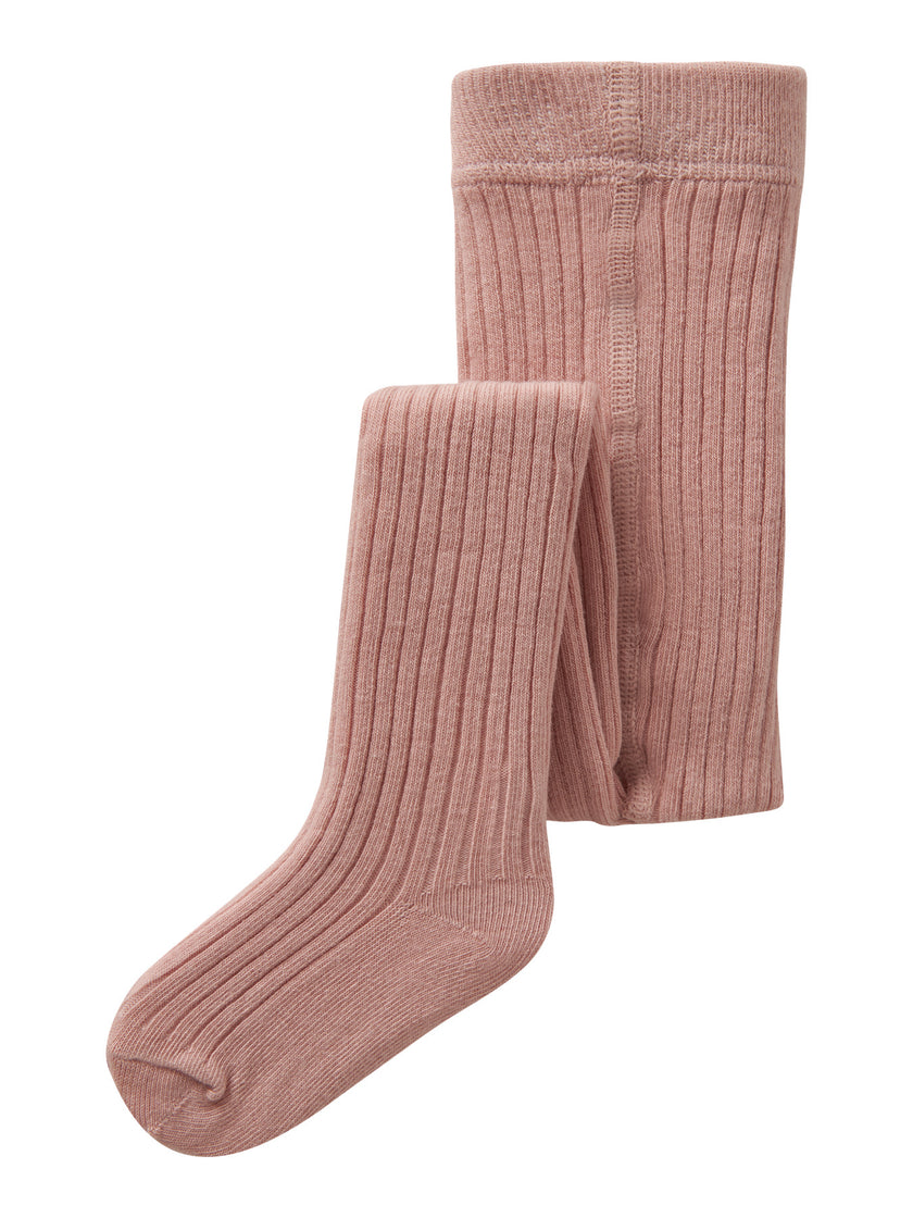 Strumpbyxor i ekologisk bonus - NMNILSO PANTYHOSE LIL NOOS - Misty Rose