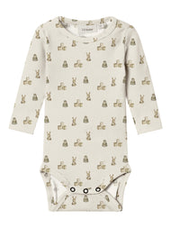 Långärmad Babybody - Turtledove TOYS - NBNGAVO KIN LS SLIM BODY LIL