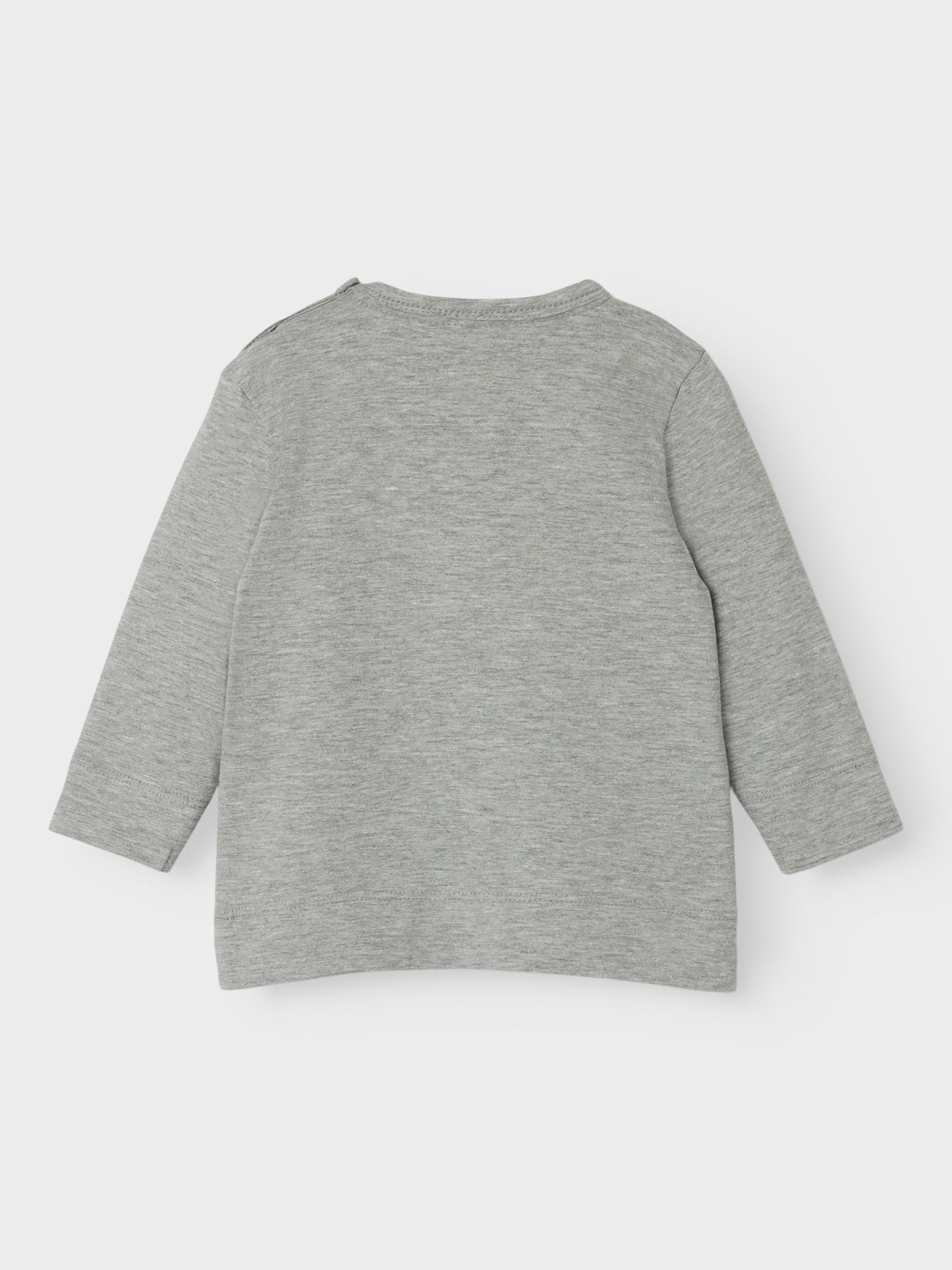 Baby t-shirt - NBMLARA LS TOP - Grey Melange