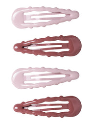 Hårspännen 4-pack - Hushed Violet - NMFACC-HANNE 4P HAIR CLIPS LIL