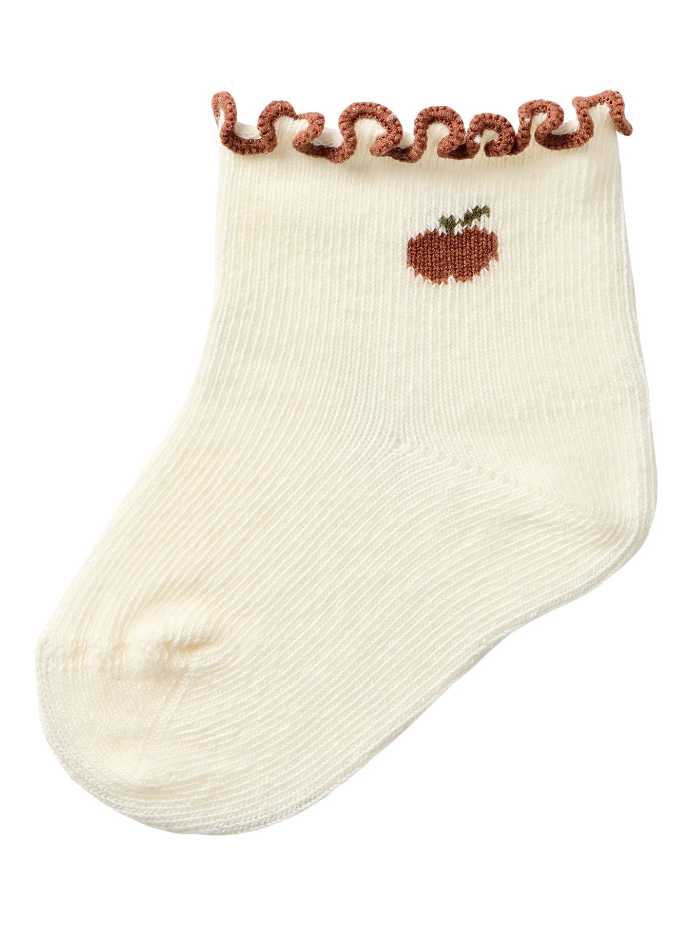 Söta Babystrumpor med Volangkant - TURTLEDOVE_APPLE - NBFFIDUCIA SOCK LIL