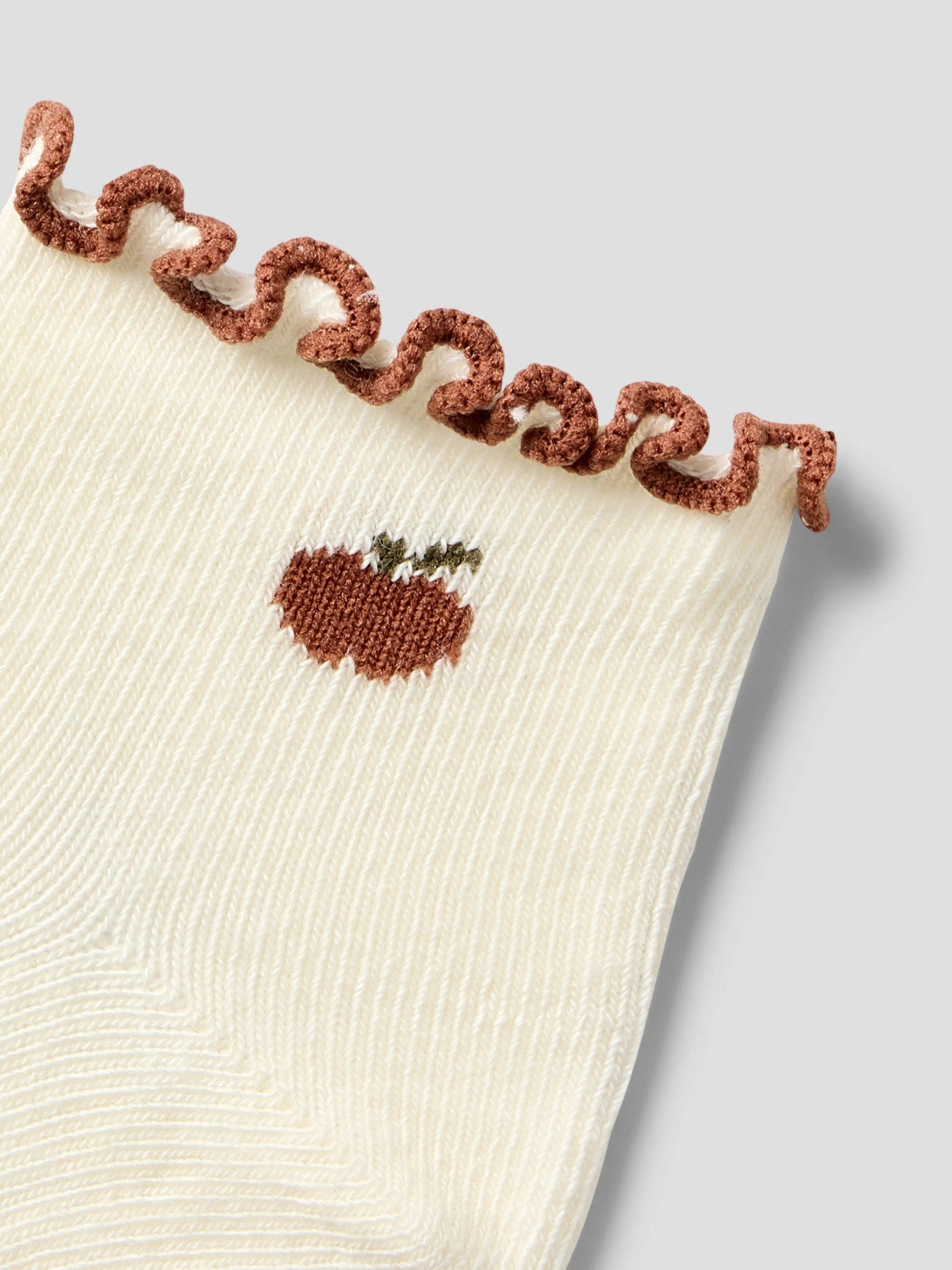 Söta Babystrumpor med Volangkant - TURTLEDOVE_APPLE - NBFFIDUCIA SOCK LIL