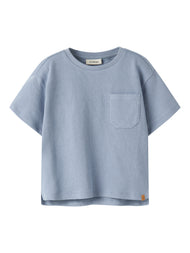 Sweatshirt EKO - NMMDIAS LOP SS LOOSE SWEAT LIL - Dusty Blue