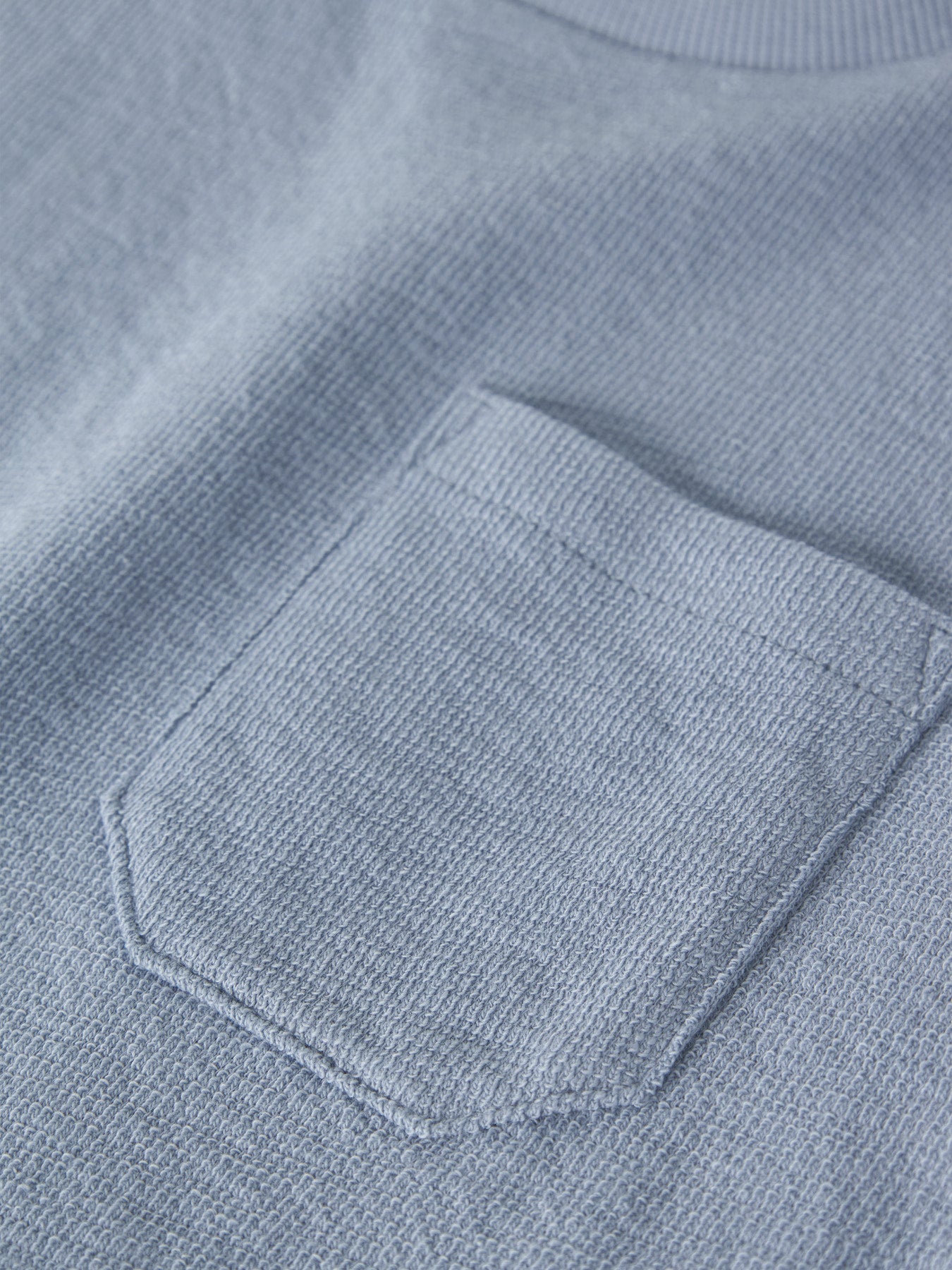 Sweatshirt EKO - NMMDIAS LOP SS LOOSE SWEAT LIL - Dusty Blue