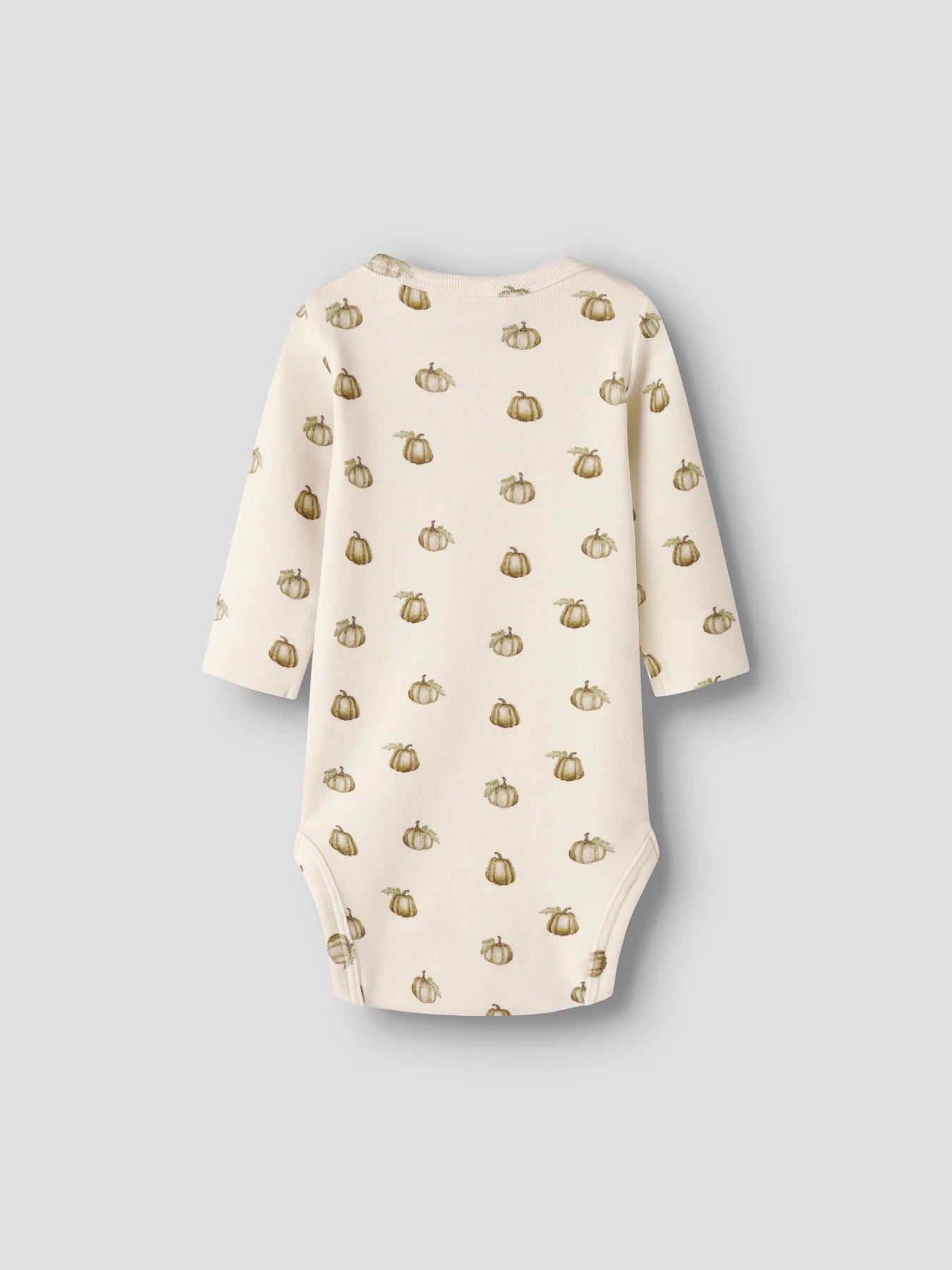 Body med print - Turtledove PUMPKIN - NBMGAYO SAT LS SLIM BODY LIL