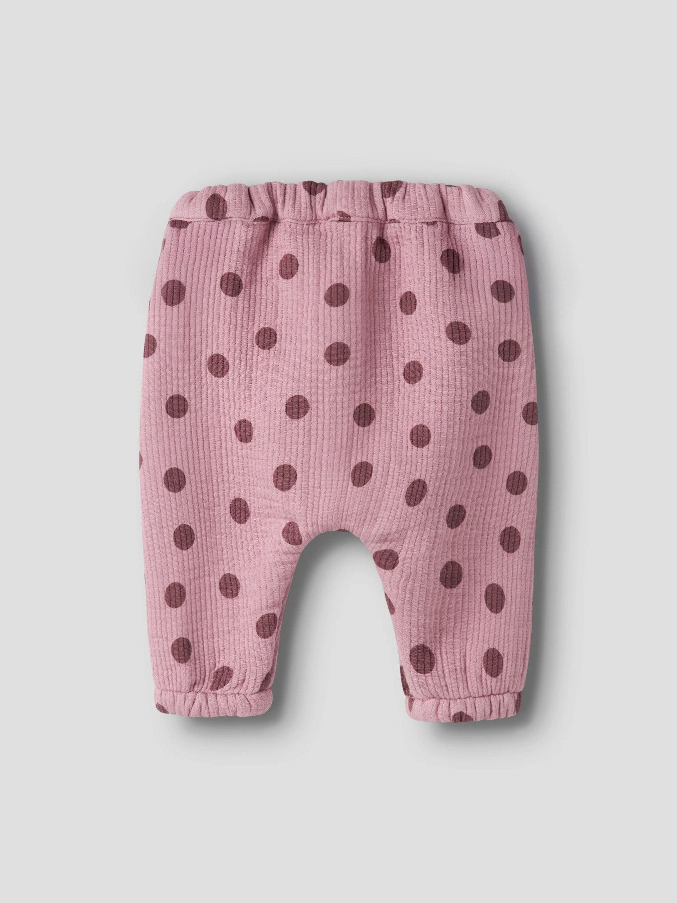 Prickiga Byxor i Ekologisk Bomull - Lilas DOT - NBFNORAS PANT