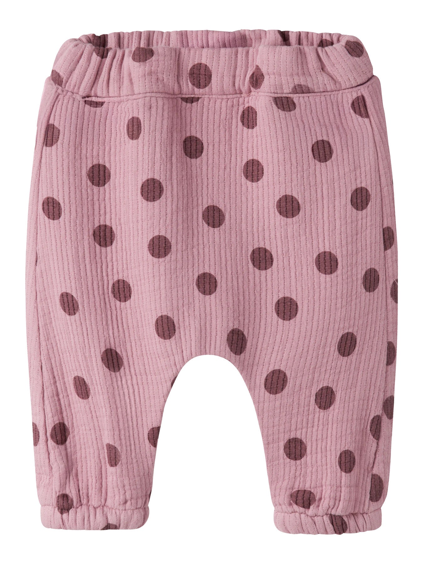 Prickiga Byxor i Ekologisk Bomull - Lilas DOT - NBFNORAS PANT
