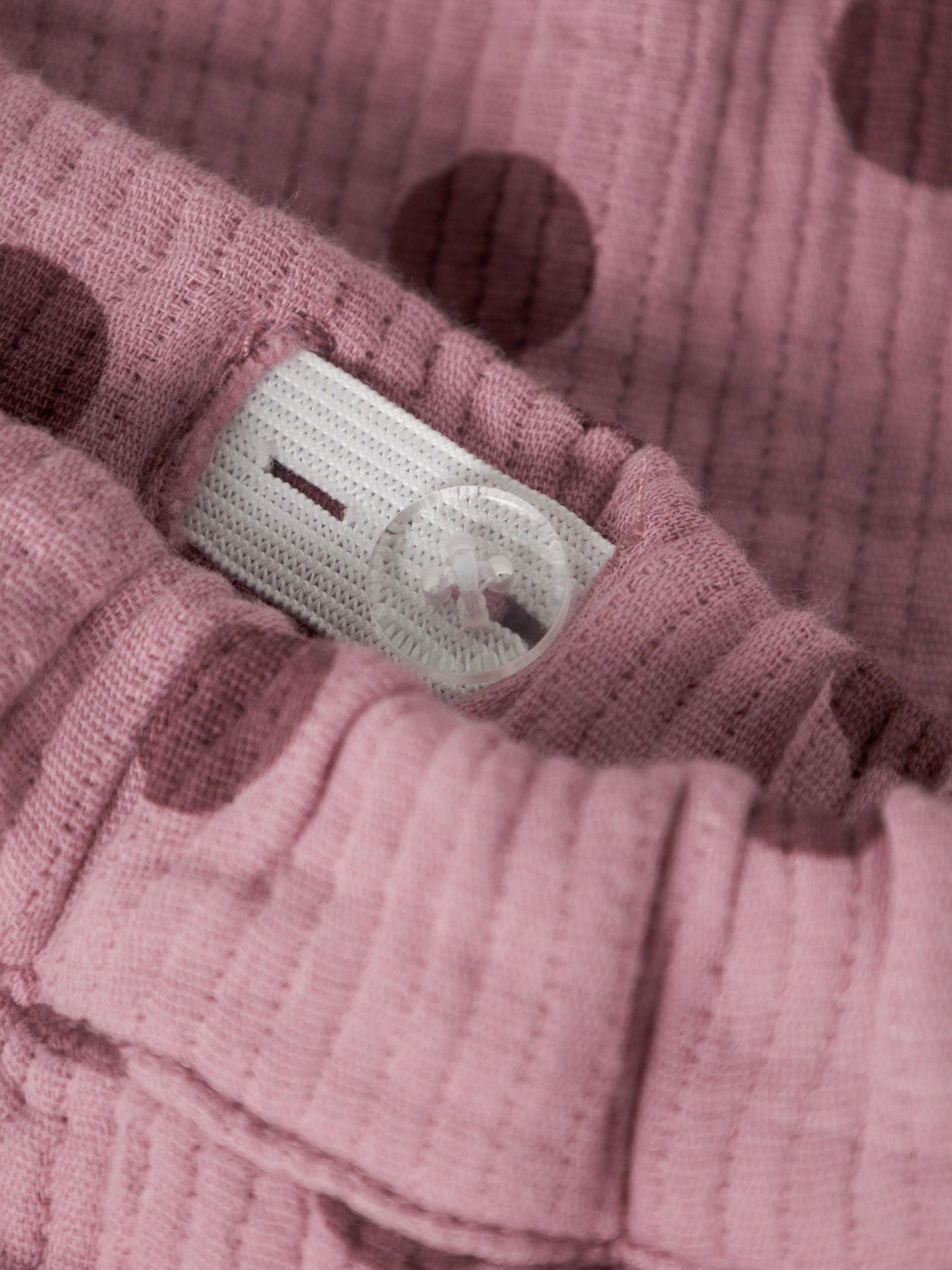 Prickiga Byxor i Ekologisk Bomull - Lilas DOT - NBFNORAS PANT