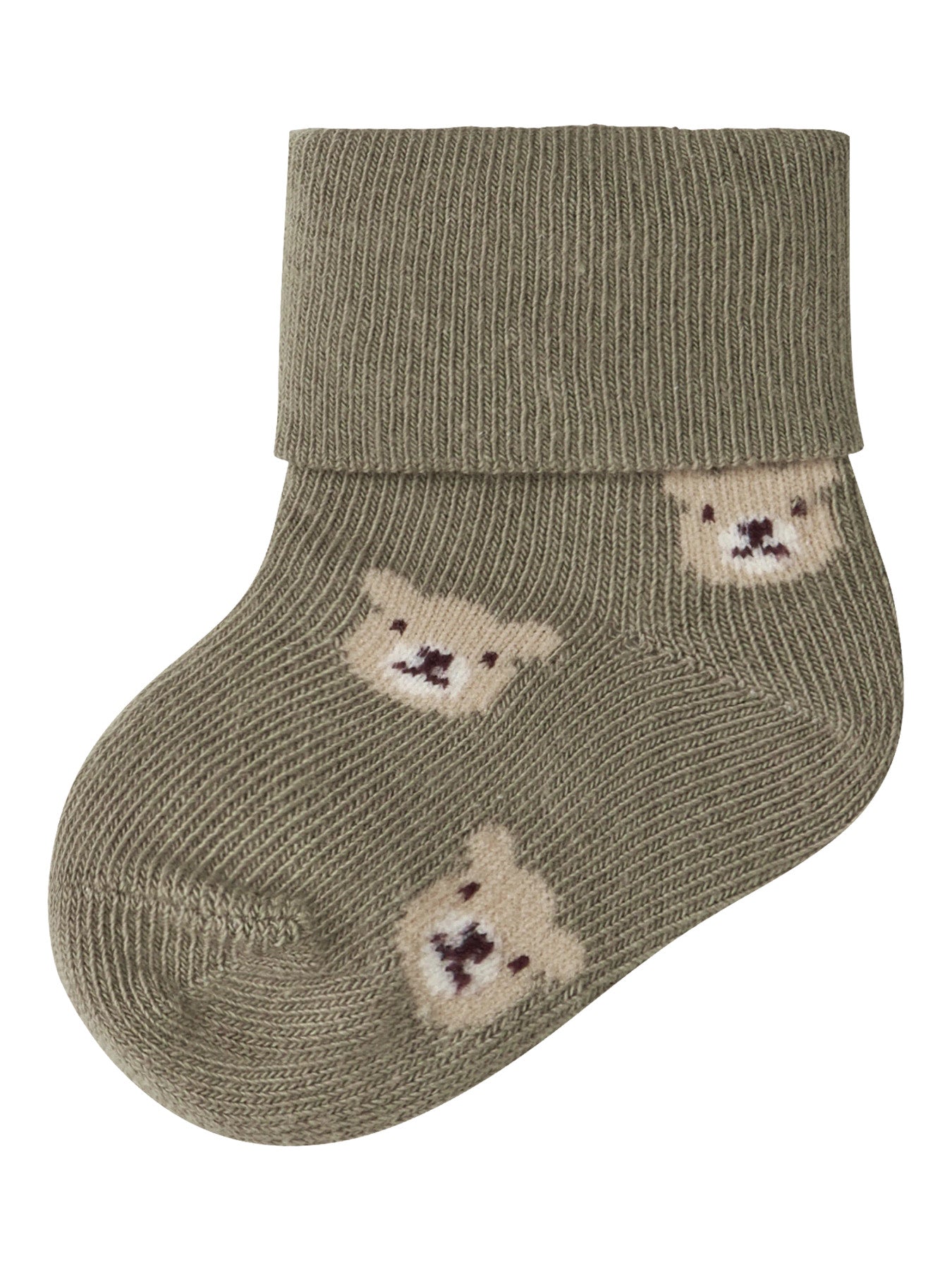 Babystrumpor i Ekologisk Bomull - NBMOMIO SOCK - Björn - Mermaid