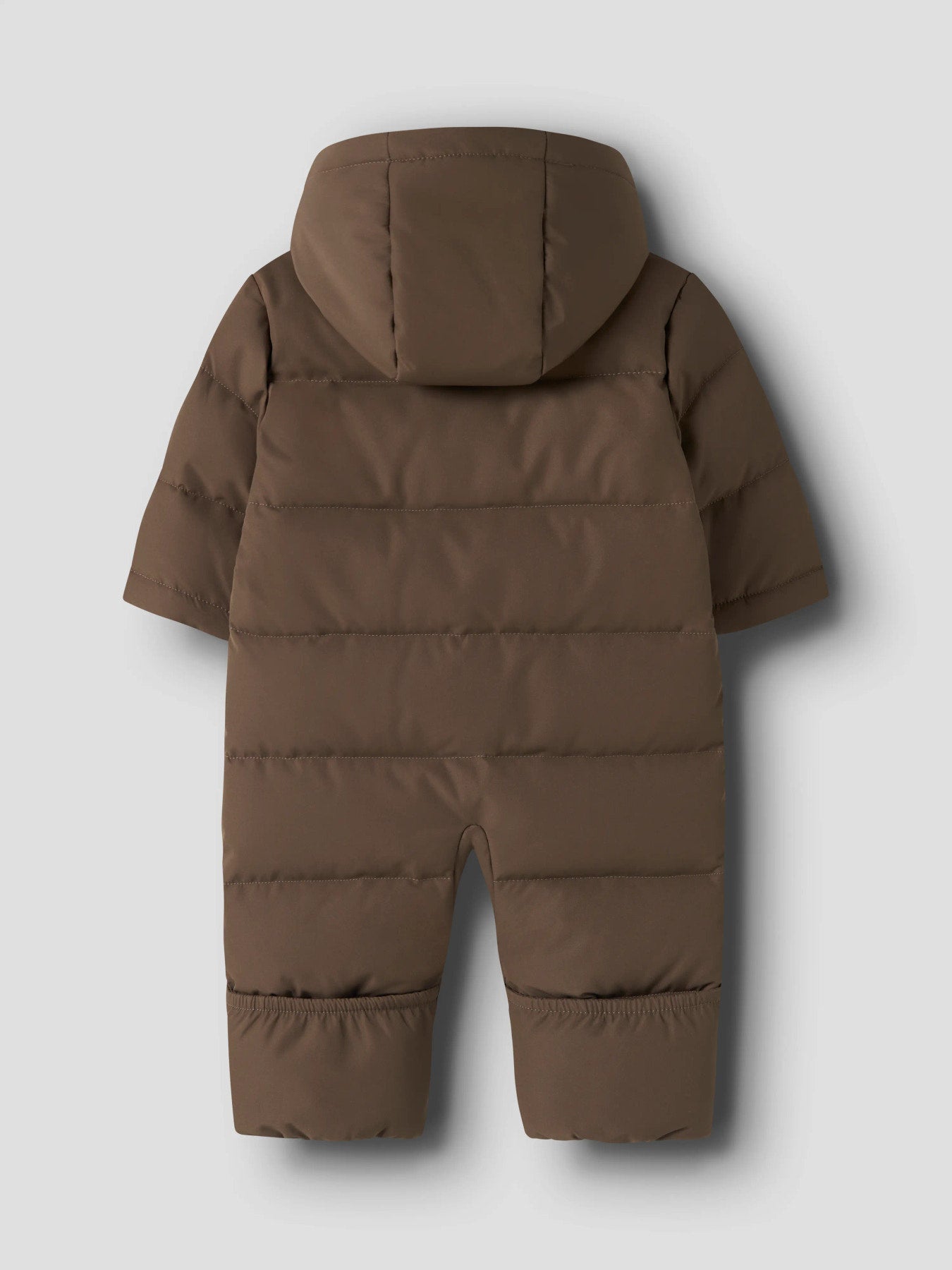Babyoverall Puffer - Dark Earth - NBNLAMEDOW03 PUFFER SNOWSUIT FO LIL
