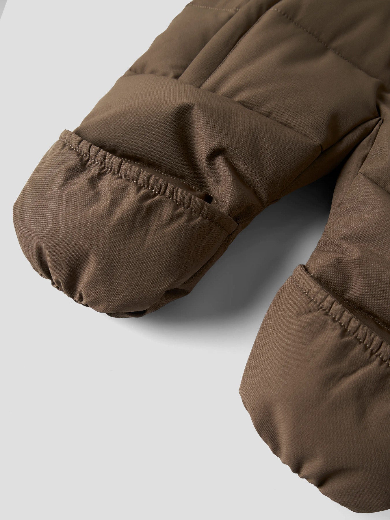 Babyoverall Puffer - Dark Earth - NBNLAMEDOW03 PUFFER SNOWSUIT FO LIL