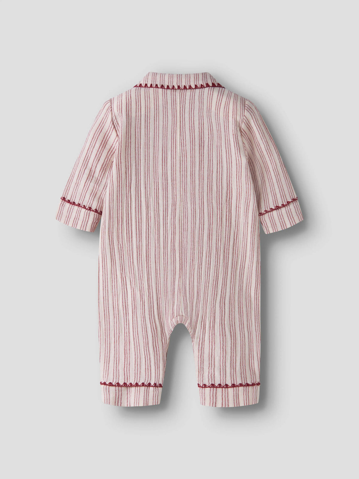 Pyjamasoverall i Ekologisk Bomull - Turtledove BIKING RED - NBNSAGE NUN LOOSE NIGHT SUIT LIL