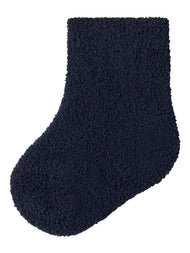 Teddy strumpa - Navy Blazer - NBMRADUAQ TERRY FLUFFY SOCK