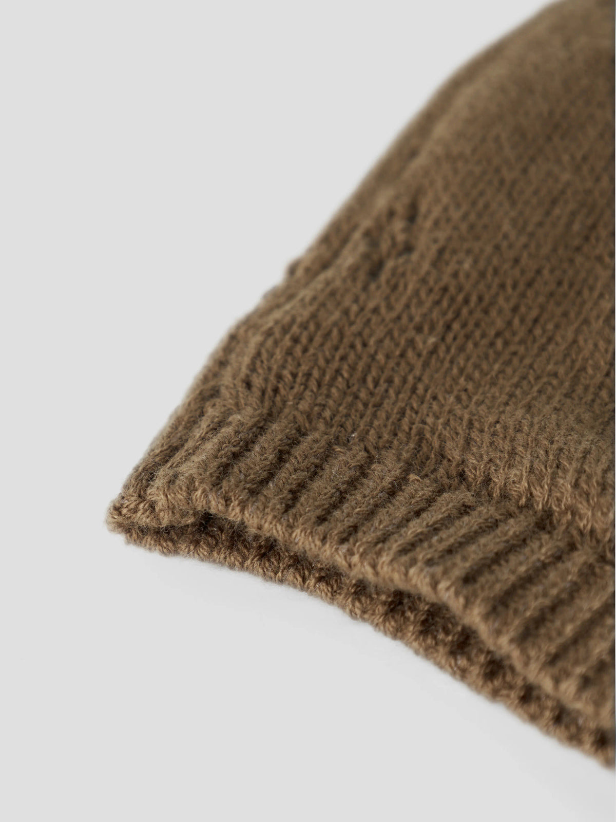 Stickad mössa i ekologisk bomull - NBNLAGUNA KNIT HAT LIL - Teak