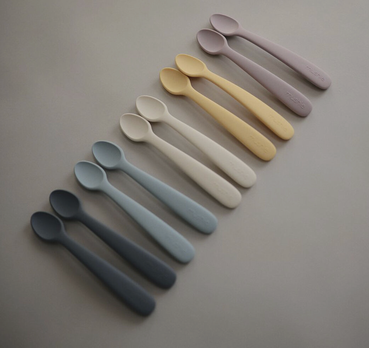 Mushie Silicone Spoons