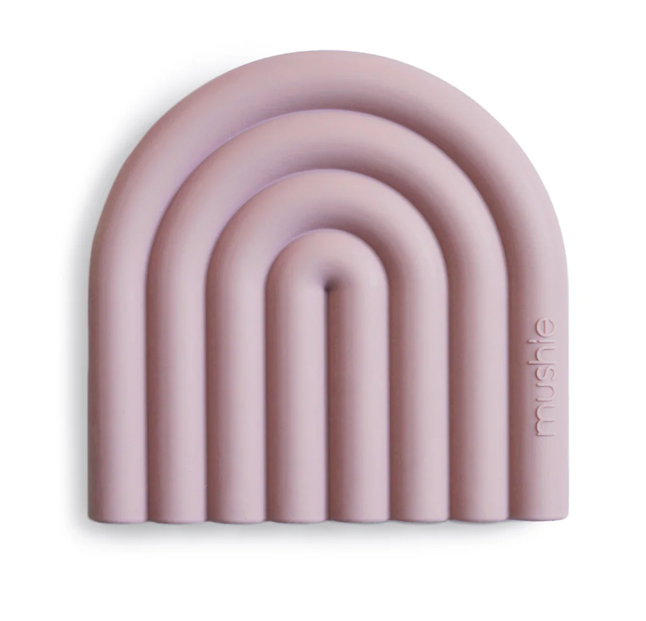 Mushie Silicone Rainbow Teether