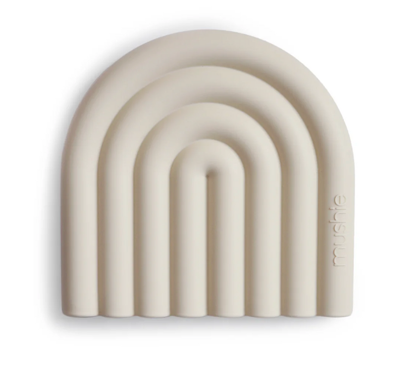 Mushie Silicone Rainbow Teether