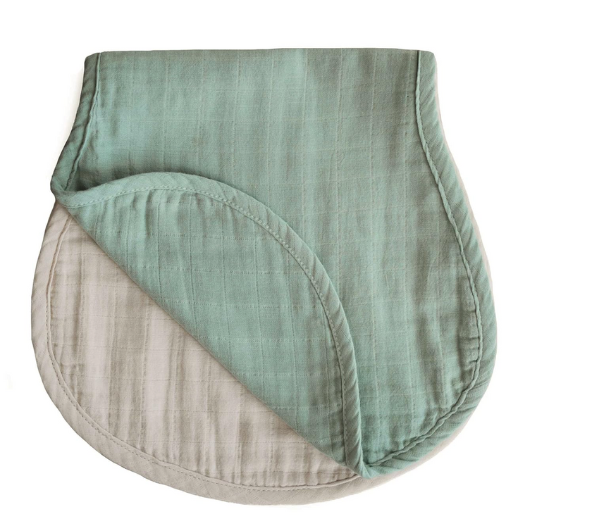 Mushie Organic Cotton Burp Cloth 2-Pack