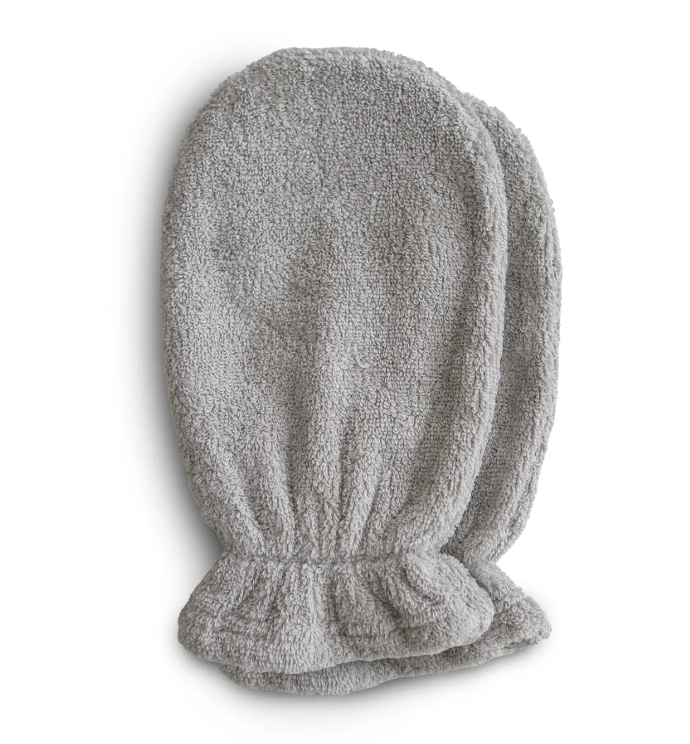Mushie Organic Cotton Bath Mitt 2-Pack