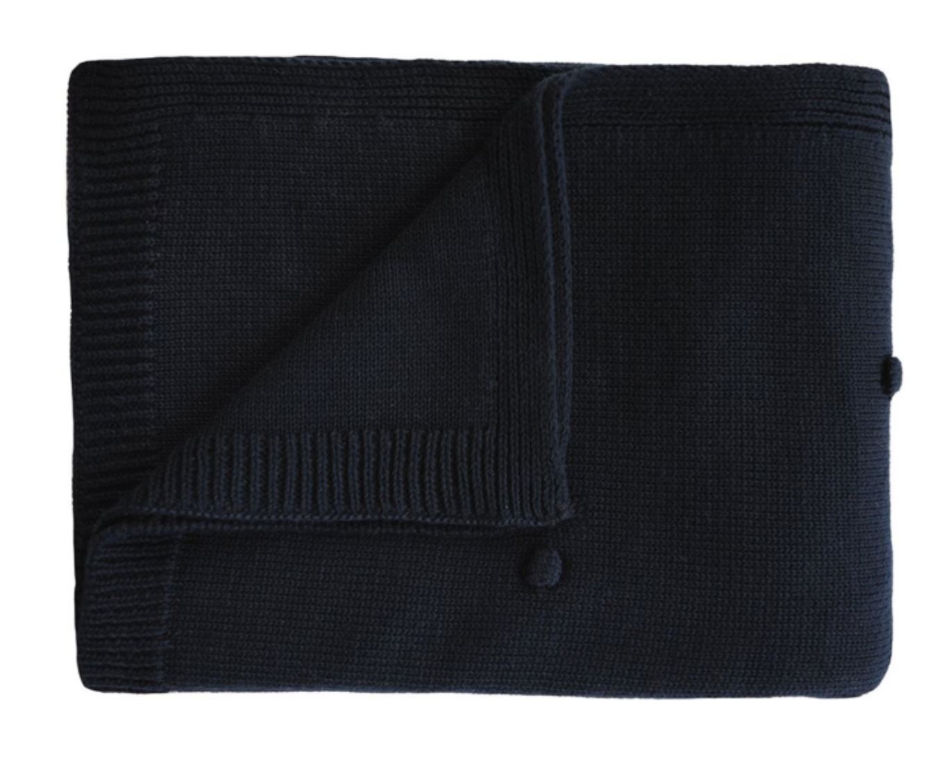 Knitted Textured Dots Baby Blanket