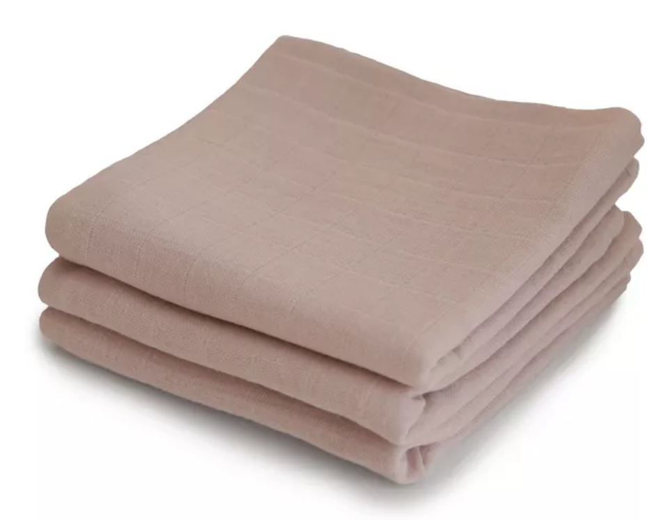 Organic Cotton Muslin Cloths 3-Pack