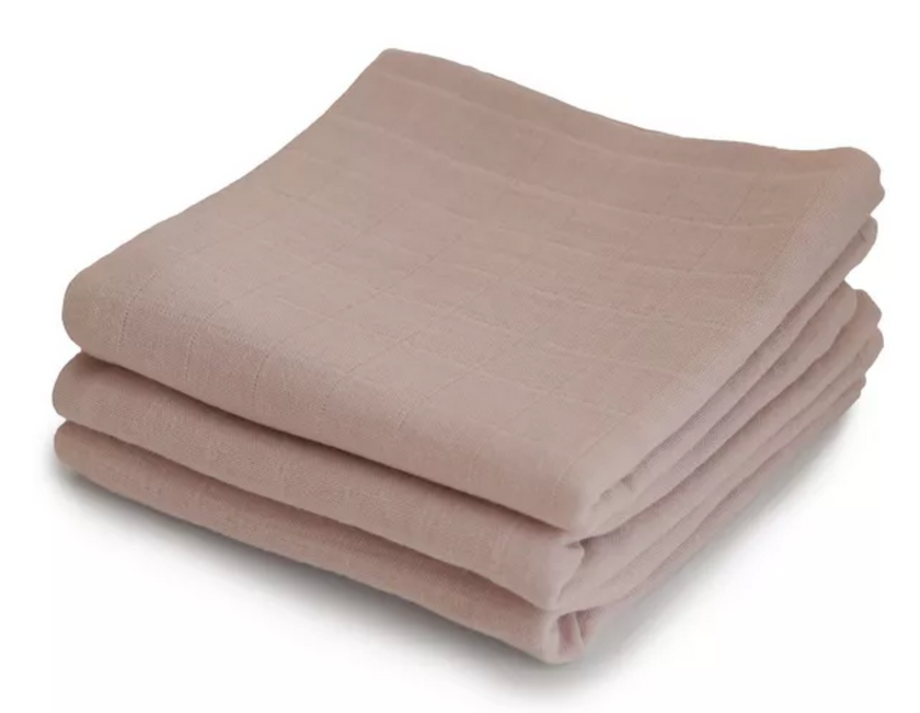 Organic Cotton Muslin Cloths 3-Pack