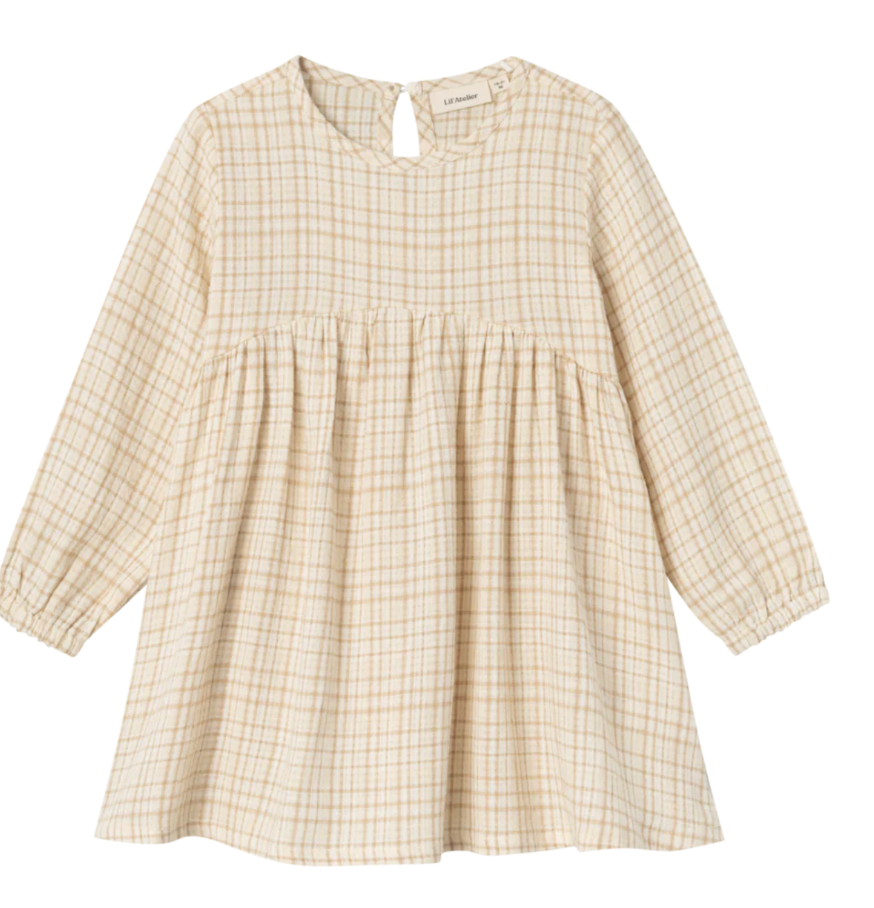 SOFO ERBJUDANDE - Mini KALEY LS LOOSE DRESS - Lemon Icing
